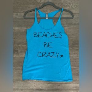 Beaches be crazy tank 🌴